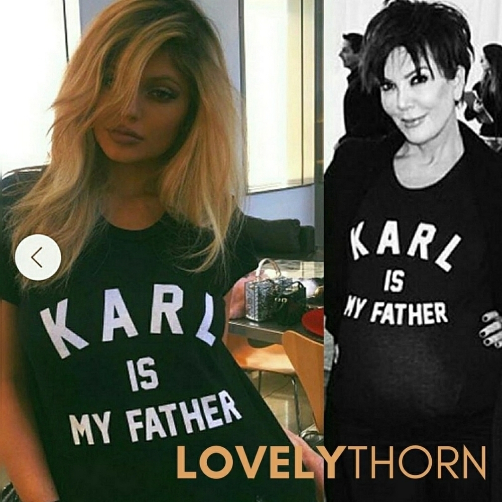 ELEVEN PARIS // ltd ed celebrity fave karl is my father pullover sweatshirt - Picture 5 of 16